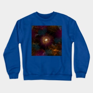 Out from the light random marks in an explosion of color Crewneck Sweatshirt